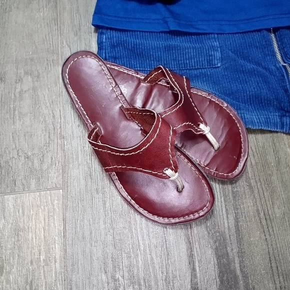 Key West Leather Sandals - Picture 3 of 5